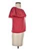 Splendid Red Short Sleeve Top Size S - photo 4