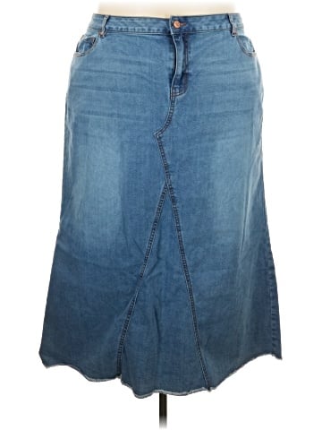 C established 1946 Denim Skirt (view 1)
