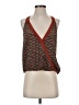 Karma Highway 100% Viscose Brown Sleeveless Top Size S - photo 1