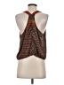 Karma Highway 100% Viscose Brown Sleeveless Top Size S - photo 2