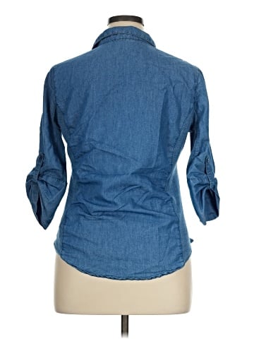 cavalini 3/4 Sleeve Button-Down Shirt (view 2)