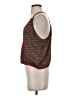 Karma Highway 100% Viscose Brown Sleeveless Top Size S - photo 5