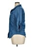 cavalini Blue 3/4 Sleeve Button-Down Shirt Size XL - photo 5