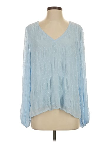 White House Black Market Long Sleeve Blouse (view 1)