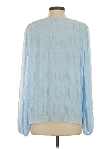 White House Black Market Long Sleeve Blouse (view 2)