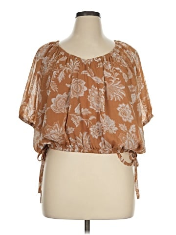 Ann Taylor LOFT Short Sleeve Blouse (view 1)