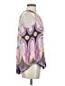 Rose + Olive Blue Sleeveless Blouse Size S - photo 4