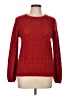 Papaya Chevron-herringbone Red Pullover Sweater Size L - photo 1