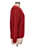 Papaya Chevron-herringbone Red Pullover Sweater Size L - photo 4