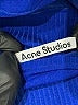 Acne Studios Blue Turtleneck Hooded Sweater Size XS - photo 15