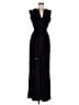 Karen Millen 100% Polyester Black Jumpsuit Size 8 - photo 1