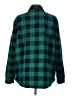 Lands' End 100% Polyester Plaid Green Coat Size L - photo 2
