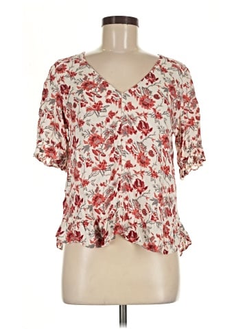 Lucky Brand Short Sleeve Blouse (view 1)
