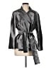 Susan Graver Metallic Silver Kimono Size M - photo 1
