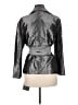 Susan Graver Metallic Silver Kimono Size M - photo 2