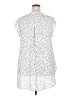 DR2 100% Polyester Polka Dots White Sleeveless Blouse Size 2X - photo 2