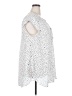 DR2 100% Polyester Polka Dots White Sleeveless Blouse Size 2X - photo 4