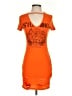 Shein Orange Sleeveless T-Shirt Size 4 - photo 1