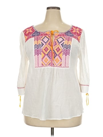 Lane Bryant 3/4 Sleeve Blouse (view 1)