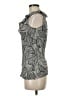 Tory Burch 100% Silk Gray Sleeveless Silk Top Size 6 - photo 5