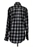 IZOD Checkered-gingham Gray Long Sleeve Button-Down Shirt Size S - photo 2