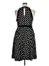 Torrid Polka Dots Black Cocktail Dress Size 1X Plus (1) - photo 2