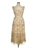 Trixxi 100% Polyester Paisley Gold Cocktail Dress Size XL - photo 1