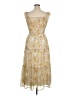 Trixxi 100% Polyester Paisley Gold Cocktail Dress Size XL - photo 2
