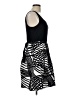 Neiman Marcus Graphic Black Cocktail Dress Size 10 - photo 4