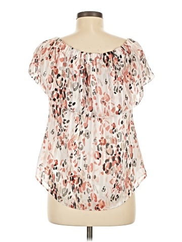 White House Black Market Short Sleeve Blouse (view 2)