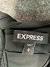 Express 100% Polyester Solid Black Jumpsuit Size S - photo 4