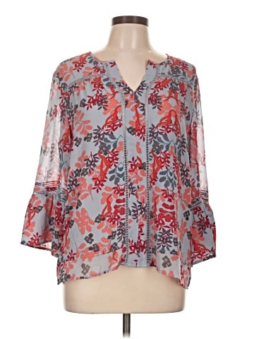Fever 3/4 Sleeve Blouse (view 1)