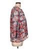 Fever Floral Gray 3/4 Sleeve Blouse Size L - photo 4