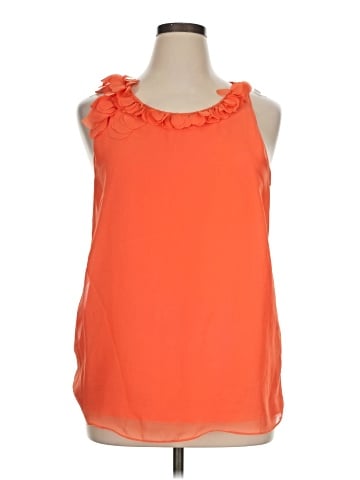 Ann Taylor Factory Sleeveless T-Shirt (view 1)