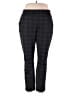 dalia Plaid Black Dress Pants Size XXL - photo 1