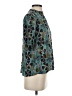 Knox Rose 100% Rayon Teal Short Sleeve Blouse Size XS - photo 4