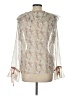 Molly Bracken Ivory Long Sleeve Blouse Size L - photo 2