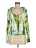 XCVI 100% Cotton Tie-dye Green Jacket Size M - photo 1
