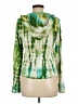 XCVI 100% Cotton Tie-dye Green Jacket Size M - photo 2