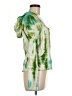XCVI 100% Cotton Tie-dye Green Jacket Size M - photo 4