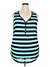 Faded Glory Teal Sleeveless Blouse Size 3X - photo 1
