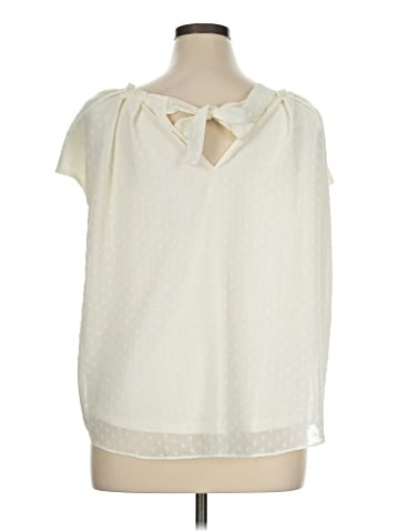 LC Lauren Conrad Short Sleeve Blouse (view 2)