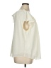 LC Lauren Conrad 100% Polyester Ivory Short Sleeve Blouse Size 1X - photo 4