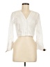 JOA 100% Cotton Ivory Long Sleeve Blouse Size M - photo 1