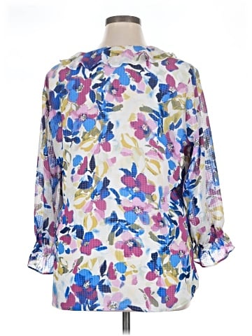 Investments 3/4 Sleeve Blouse (view 2)