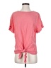 Buffalo by David Bitton 100% Viscose Pink Short Sleeve Top Size S - photo 1