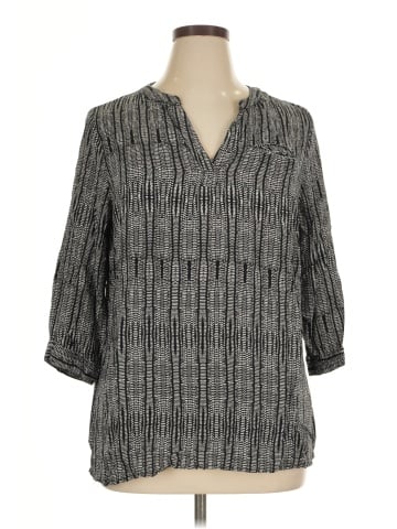 Anne Carson 3/4 Sleeve Blouse (view 1)