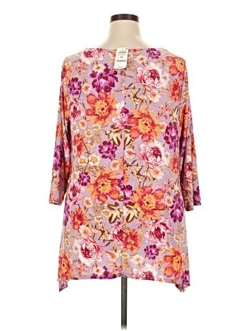 JM Collection 3/4 Sleeve Blouse (view 2)