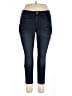 Wrangler Jeans Co Solid Blue Jeans Size 14 (petite) - photo 1