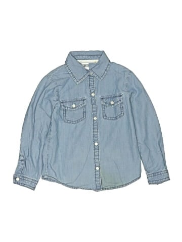 Carter's Long Sleeve Button-Down Shirt (view 1)